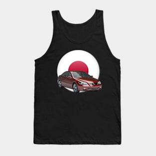 Acura SL Maroon sedan 1 Tank Top